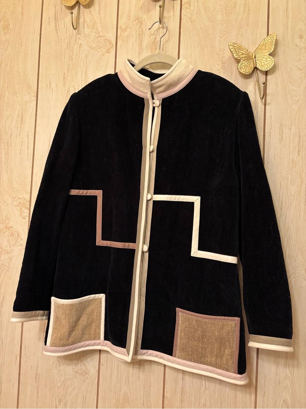 Annikki Karvinen handmade velvet jacket